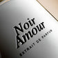 #NOIRAMOUR #AMBREFRUITÉMUSQUÉ #THÉNOIR #FUMÉ #CAFÉ #SENSUEL #ÉROTIQUE #MYSTÈRIEUX #ADDICTIF	 #POIRE #CAFÉTORRÉFIÉ #CARAMEL #ORCHIDÉENOIRE #BOIS #ÉLIXIRPRIVÉ